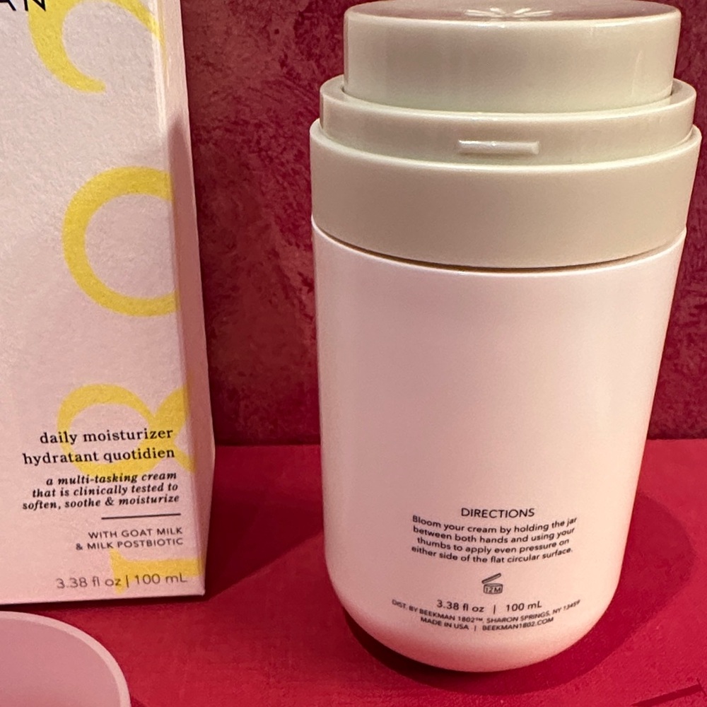 Beekman 1802 Bloom Cream Daily Moisturizer - White and Yellow , Large - Picture 3 of 3